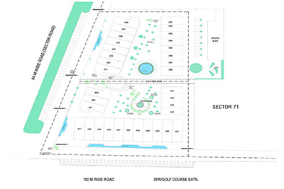 Master Plan of Whiteland SCO Plots