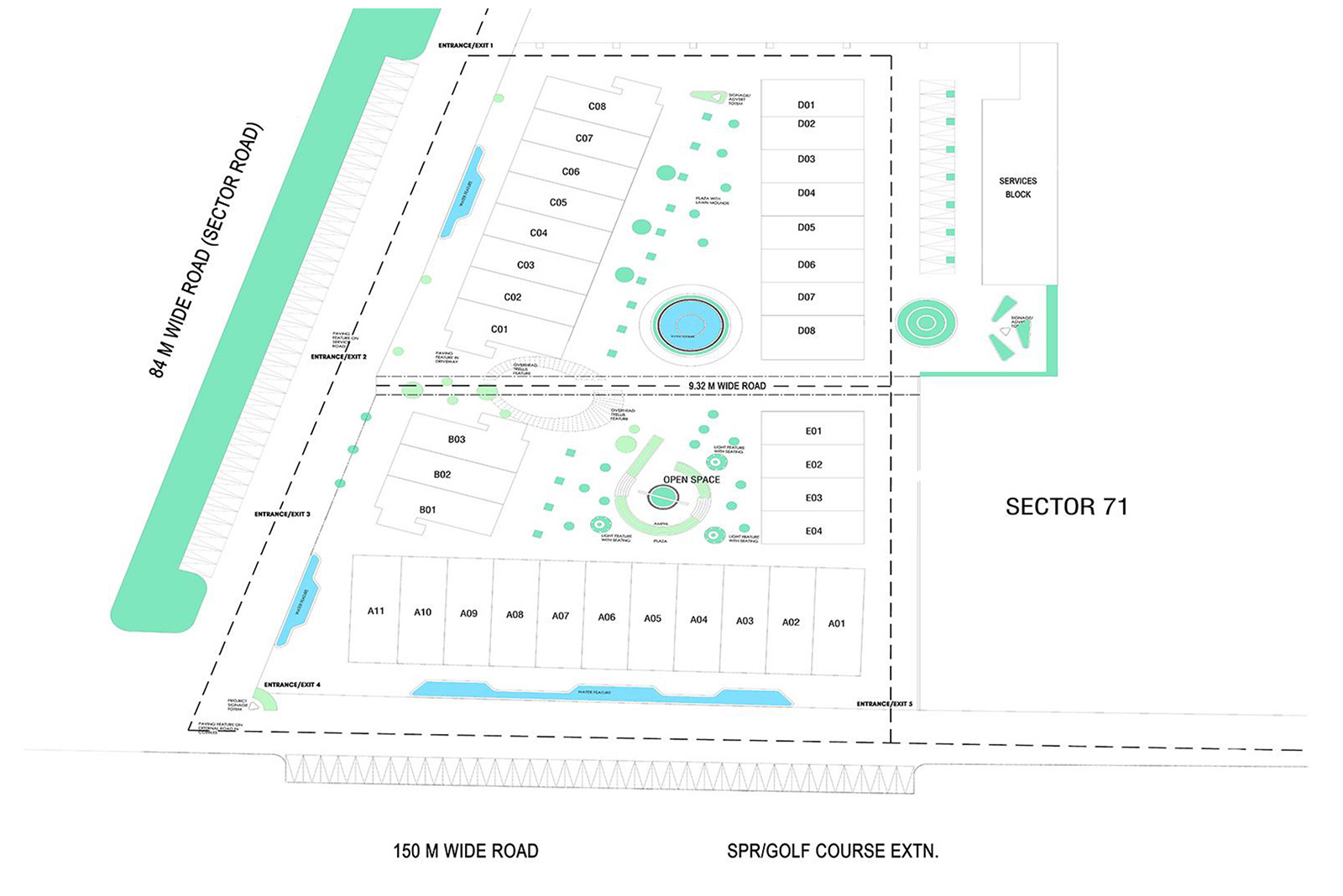 Master Plan of Whiteland SCO Plots